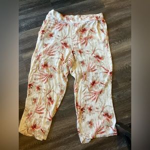 Croft and barrow floral pants